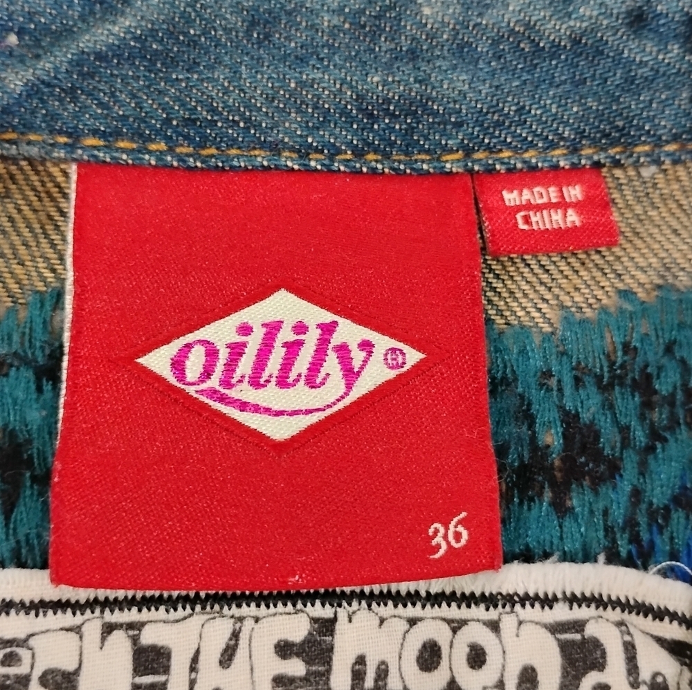 SPECIAL EMBROIDERED DENIM FESTIVAL BLOUSE - Picture 7 of 13